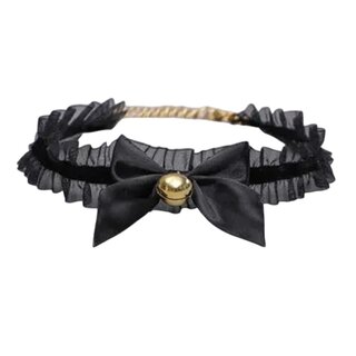 Halsband - Choker mit Gl�ckchen schwarz