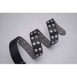 2er-Pin G�rtel mit Lochnieten - 110 cm