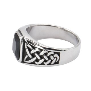 etNox - Edelstahlring - Celtic Black 59
