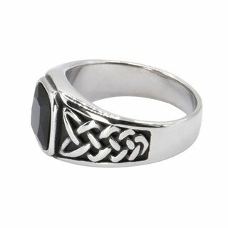 etNox - Edelstahlring - Celtic Black 65