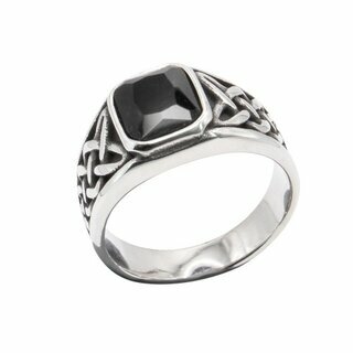 etNox - Edelstahlring - Celtic Black 65