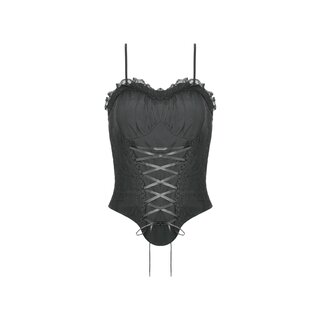 Dark in Love -  Lace Up Corset Top