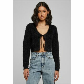 Urban Classics - Ladies Tried Cropped Feather Cardigan L