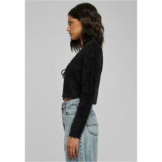 Urban Classics - Ladies Tried Cropped Feather Cardigan L