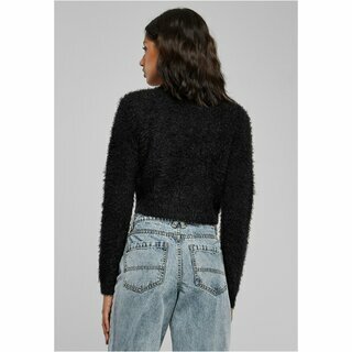 Urban Classics - Ladies Tried Cropped Feather Cardigan L