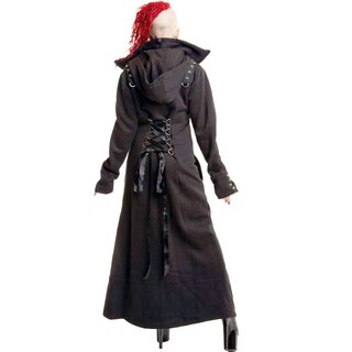 Poizen Industries - Raven Coat - schwarz XL