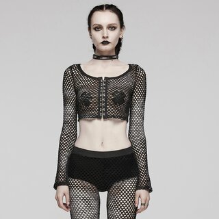 Punk Rave - Nova Mesh Crop Top