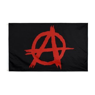 Fahne - Flagge Anarchie