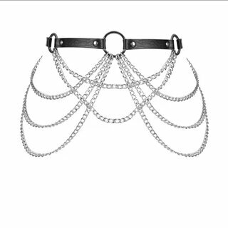 G�rtel -  Chain Belt - H�ftg�rtel - Ketten schwarz