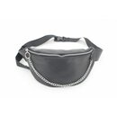 Bauchtasche - wetlook mit Kette