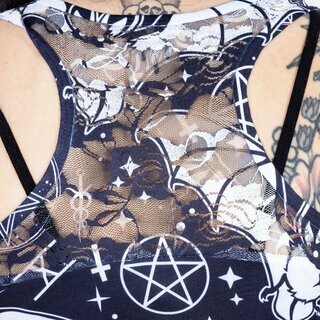Heartless - Conjure Lace Panel Top XL