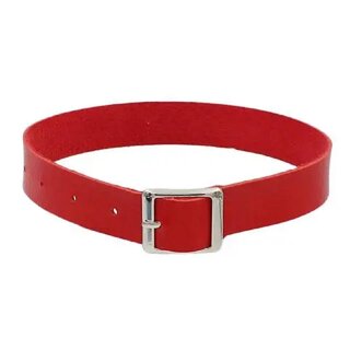 Halsband - Choker aus Kunstleder schwarz