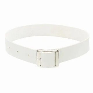 Halsband - Choker aus Kunstleder schwarz