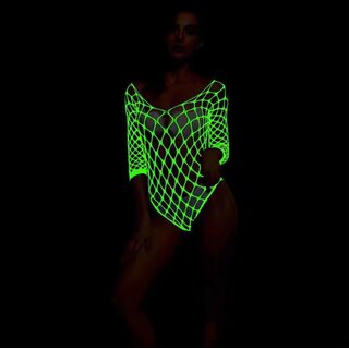 Netzbody -  wei - Glow in the dark