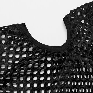 Punk Rave - Off Shoulder Net Shirt