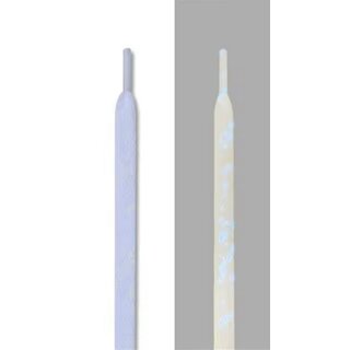 Schnrsenkel -  Glow in the dark - Splash - 120 cm grauschwarz