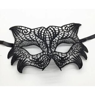 Maske aus Spitze - Augenmaske Devil
