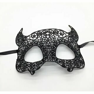 Maske aus Spitze - Augenmaske Katze