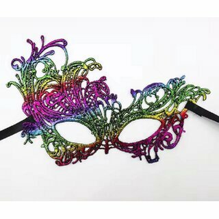 Maske aus Spitze - Augenmaske Katze