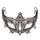 Filigrane Maske aus Metall