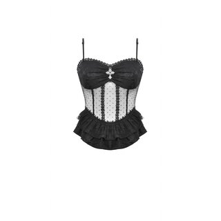 Dark in Love -   Lace see-trough top XS