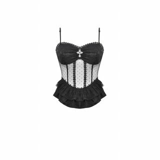 Dark in Love - Lace see-trough top L
