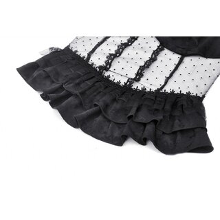 Dark in Love - Lace see-trough top L