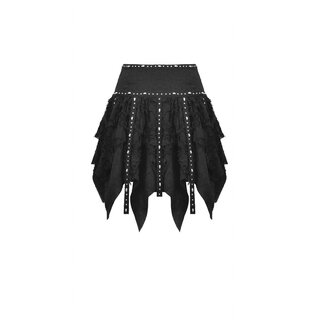 Dark in Love -  Irregular Midi-Skirt