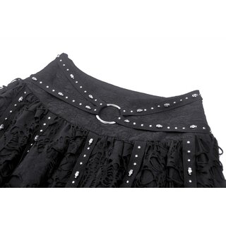 Dark in Love -  Irregular Midi-Skirt