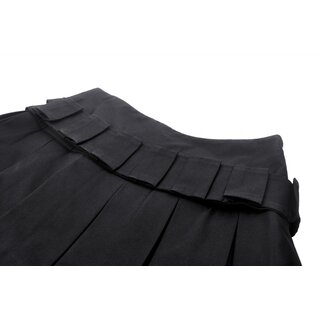 Dark in Love - Black Moto Skirt