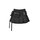 Dark in Love - Black Moto Skirt
