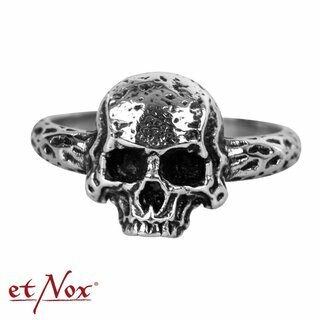 etNox - Edelstahlring - Little Skull 53