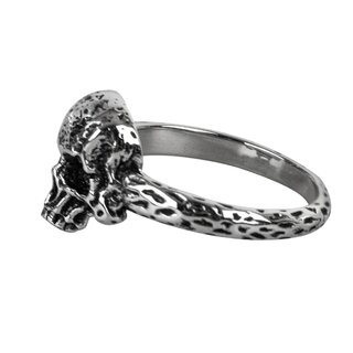 etNox - Edelstahlring - Little Skull 56