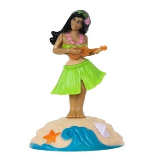 Solarfigur - Hula Ukulele grün