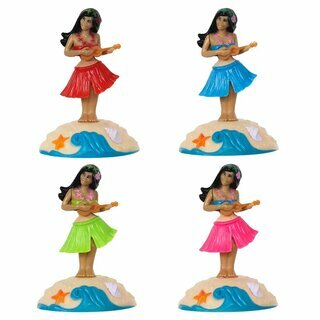 Solarfigur - Hula Ukulele grün