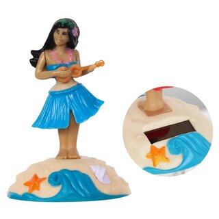 Solarfigur - Hula Ukulele grün