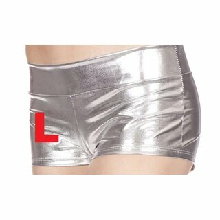 Hot Pants - silber L