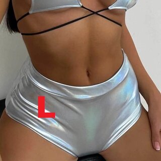 High waisted panty - silber L