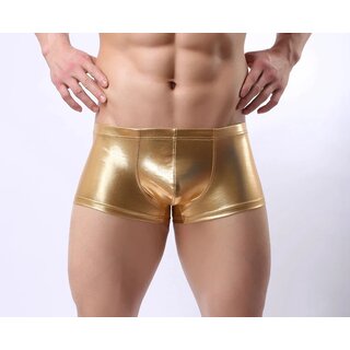 Men Hot Pants -  Metallic