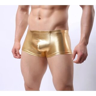 Men Hot Pants -  Metallic