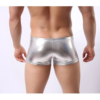 Men Hot Pants -  Metallic