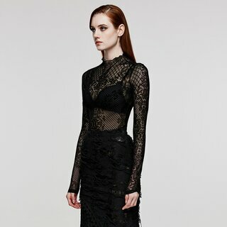 Punk Rave - Gothic Mesh Top 4XL-5XL