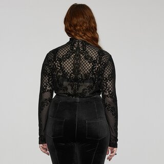 Punk Rave - Gothic Mesh Top 4XL-5XL