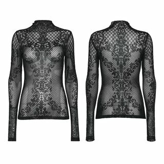 Punk Rave - Gothic Mesh Top 4XL-5XL