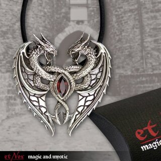 etNox - Silberanhänger - Dragon´s Heart