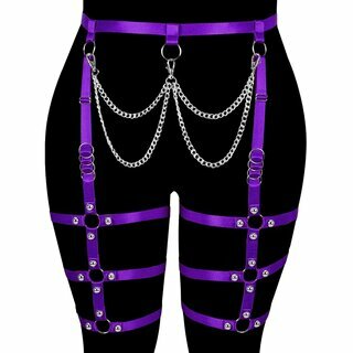 Harness  - Taille/Oberschenkel lila