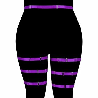 Harness  - Taille/Oberschenkel lila
