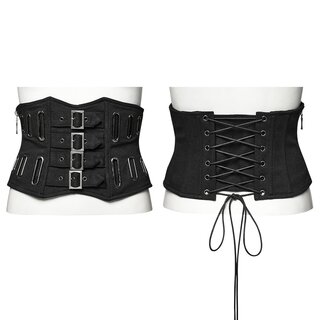 Punk Rave - Buckle corset belt