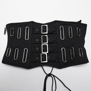 Punk Rave - Buckle corset belt