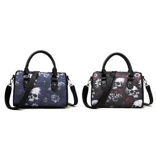 Tasche -  Flowers and Skulls V